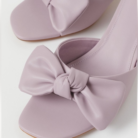 NWT H&M Purple Slip-on Sandals Size 7 - Picture 2 of 4